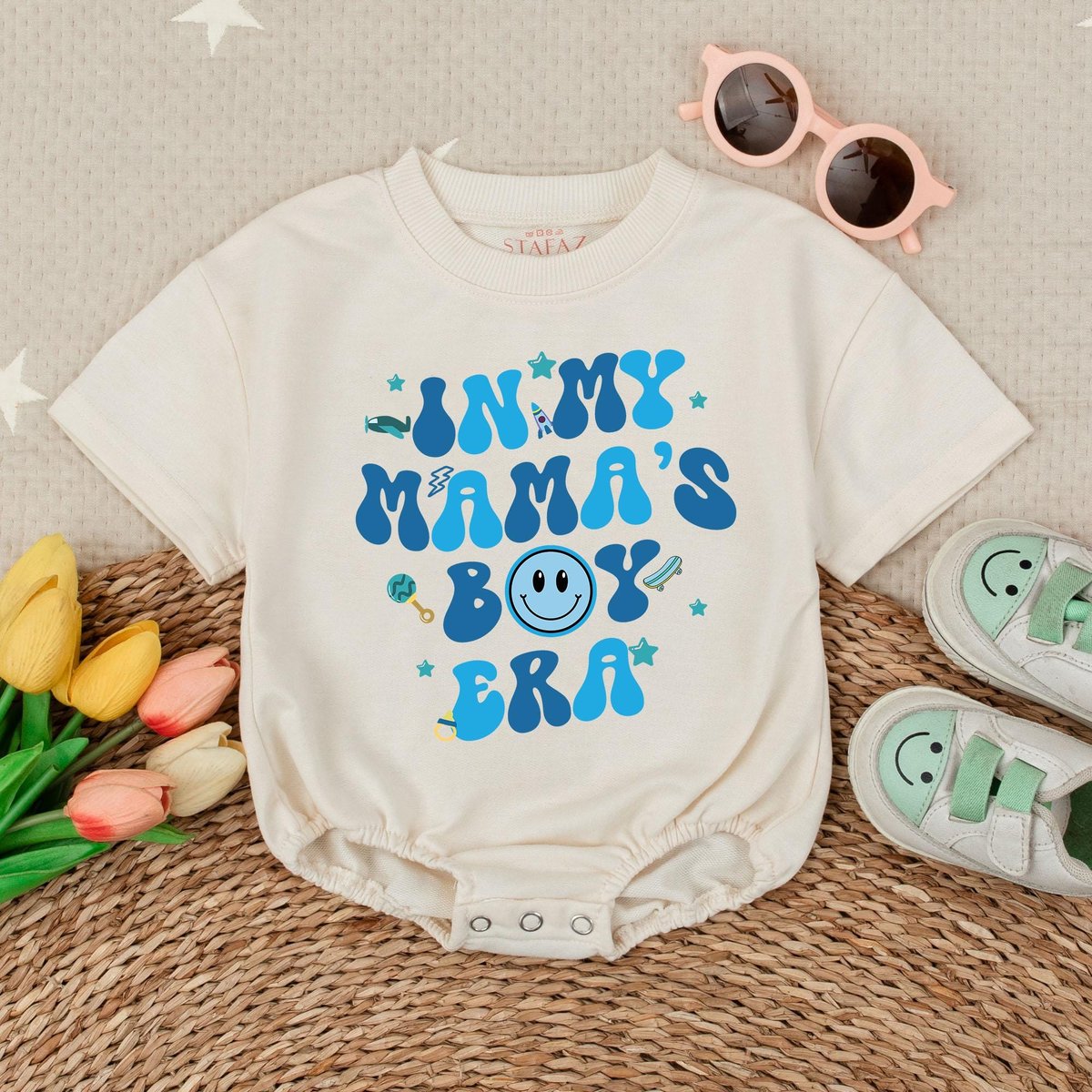 My Mama's Boy Era Romper Mama's Boy Bodysuit Mama's Boy Shirt Romper for Baby Boy Baby Boy Outfit 189