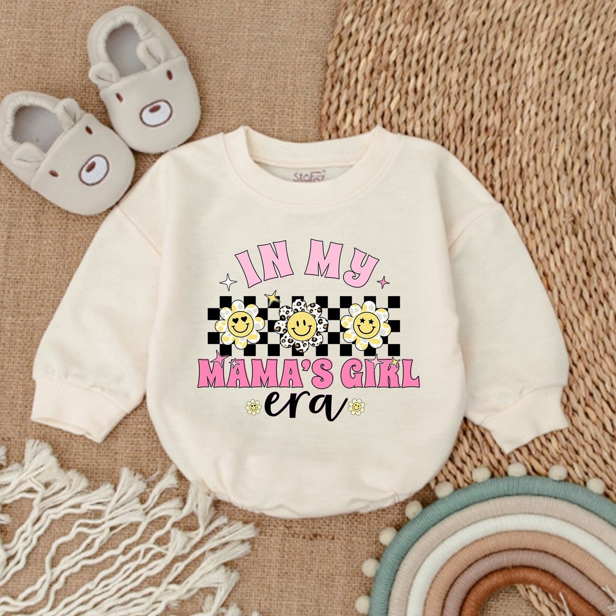 My Mama's Girl Era Romper Mommy Me Bodysuit Mama's Girl Shirt Romper for Baby Girl Baby Girl Outfi 169