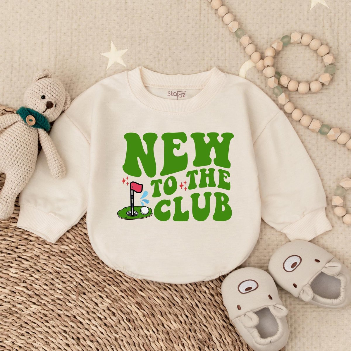 New To The Club Golf Baby Bubble Romper Fire Department Romper Firefighter Bodysuit Baby Bodysuit Ne