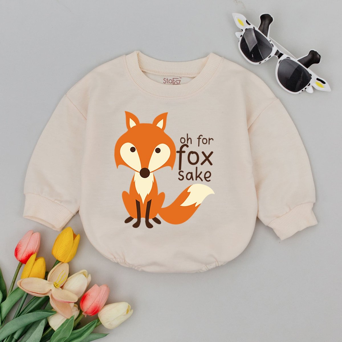 Oh For Fox Sake Baby Bodysuit Fox Baby Romper Funny Baby Bodysuit Hipster Baby Outfit Minimalist Bab 173