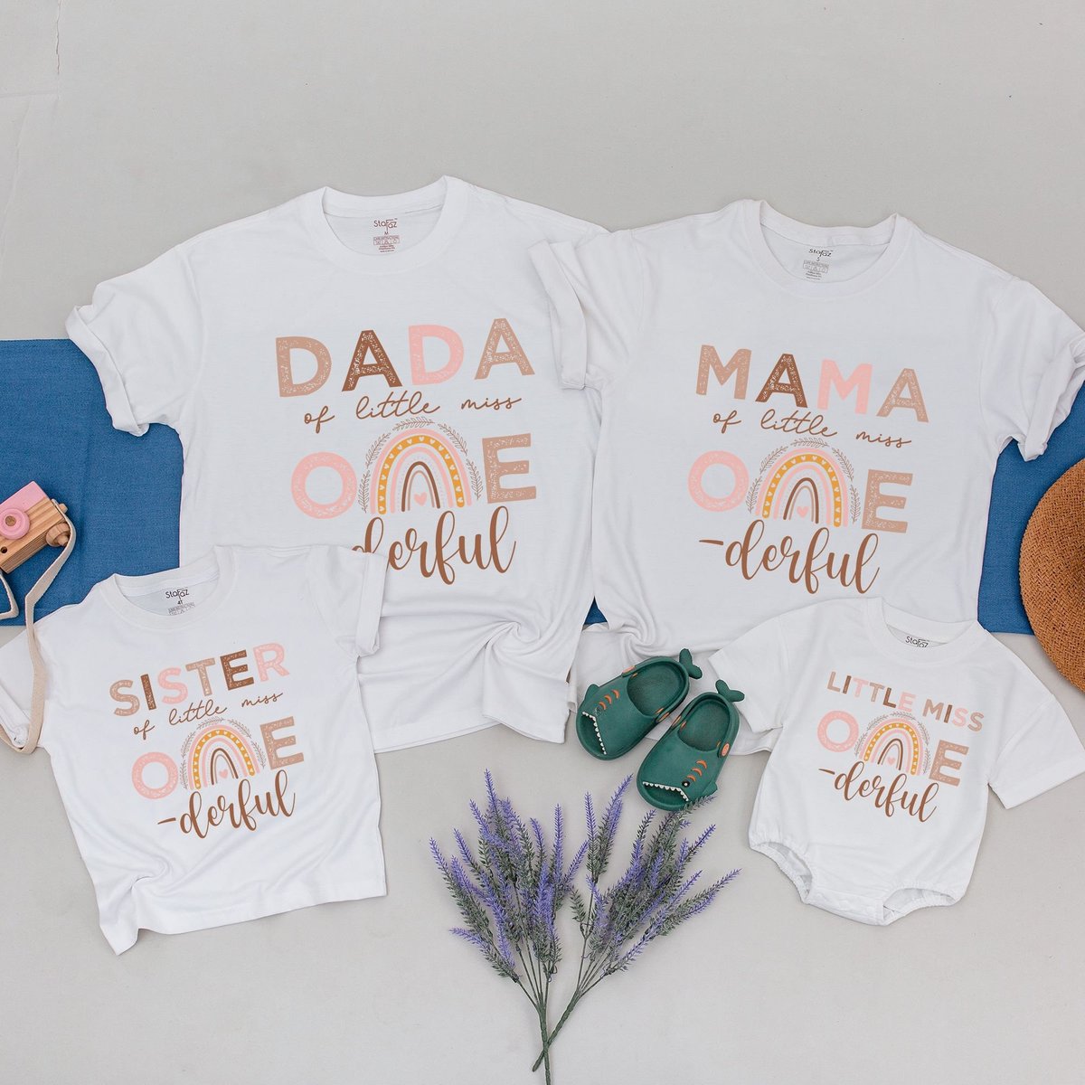 ONE derful First Birthday Family Matching Shirt Isnt She One derful 1st Birthday Little Miss One der 169