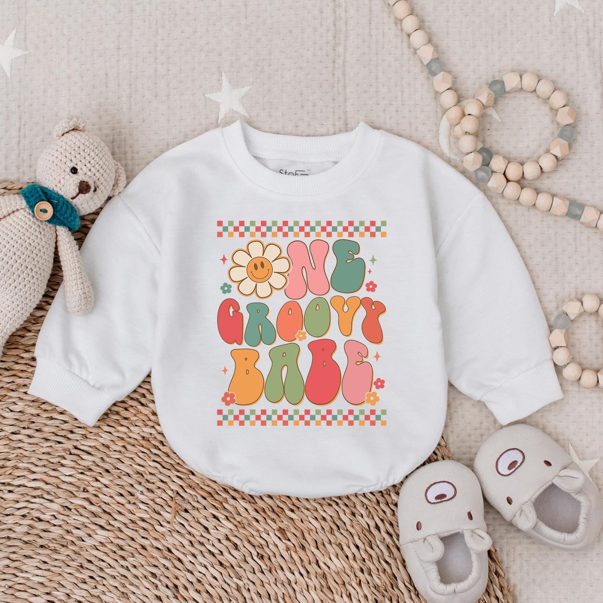 One Groovy Babe Girl outfitGirls Birthday Baby Outfit Girls First Birthday Outfit Birthday Girl Shi