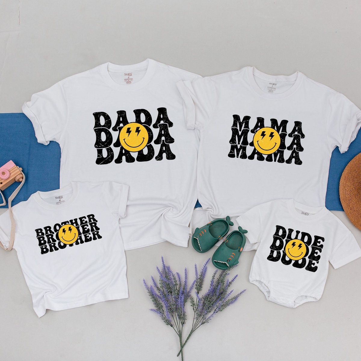 One Happy Dude Birthday Shirt 1st Birthday Shirt Retro Matching Family Birthday Shirts Mommy and Me 169