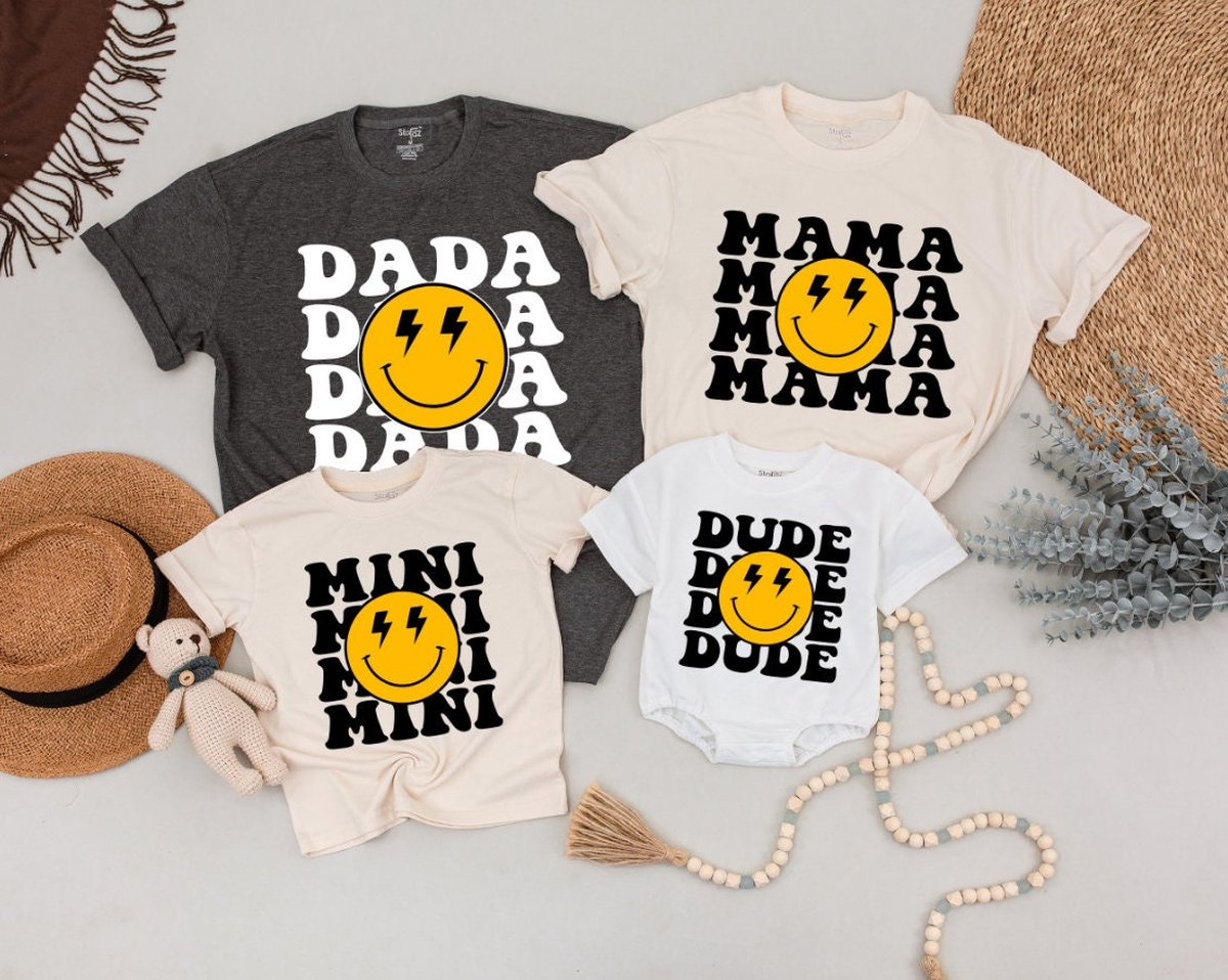 One Happy Dude Birthday Shirts Distressed Matching Family One Birthday Shirt Smile Face Birthday Shi 168