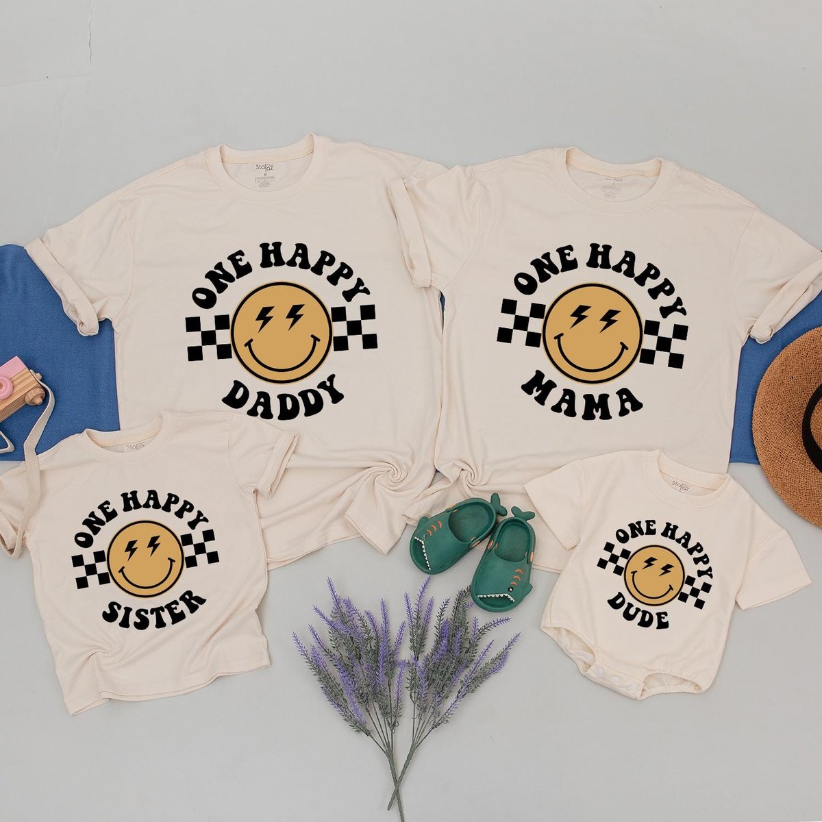 One Happy Dude Birthday Shirts 1st Birthday Shirt Family Birthday Shirts Happy Face Birthday Outfit 176