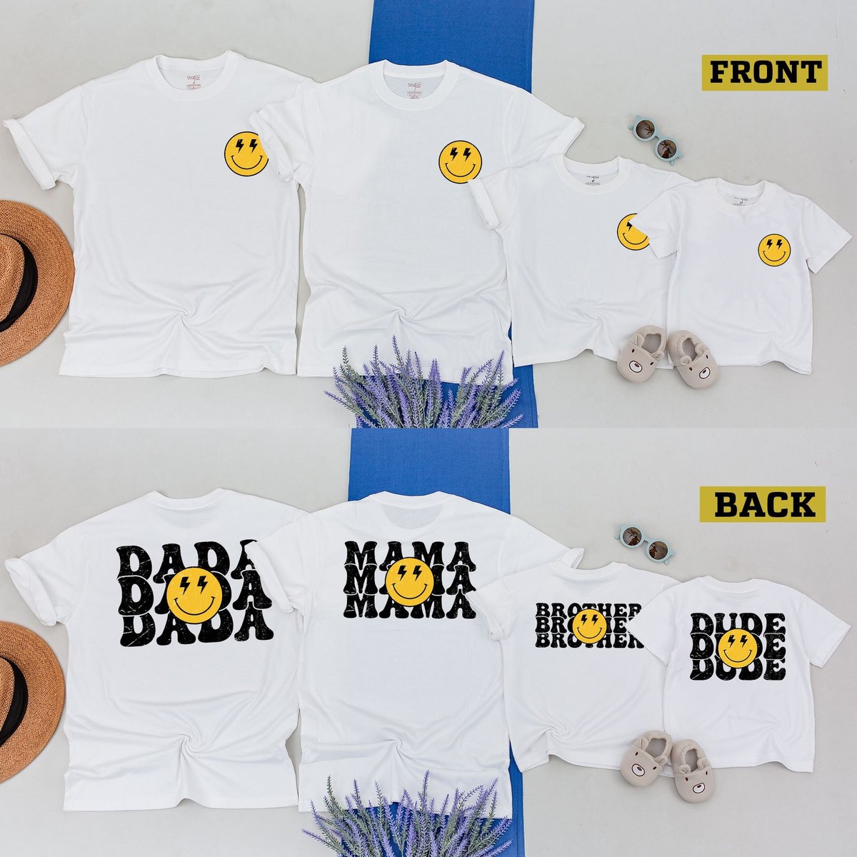 One Happy Dude Birthday Theme Birthday Girl Boy Retro Happy Face Matching Birthday Outfit Birthday G 170