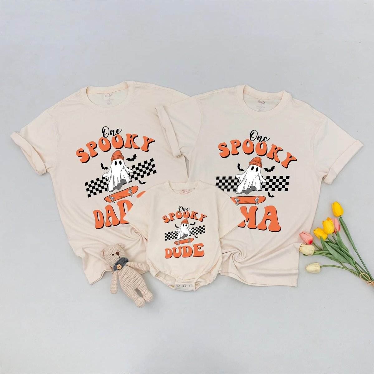 One Spooky Dude First Halloween Birthday Shirt 1st Birthday Matching Shirts Spooky One Birthday Tee 436