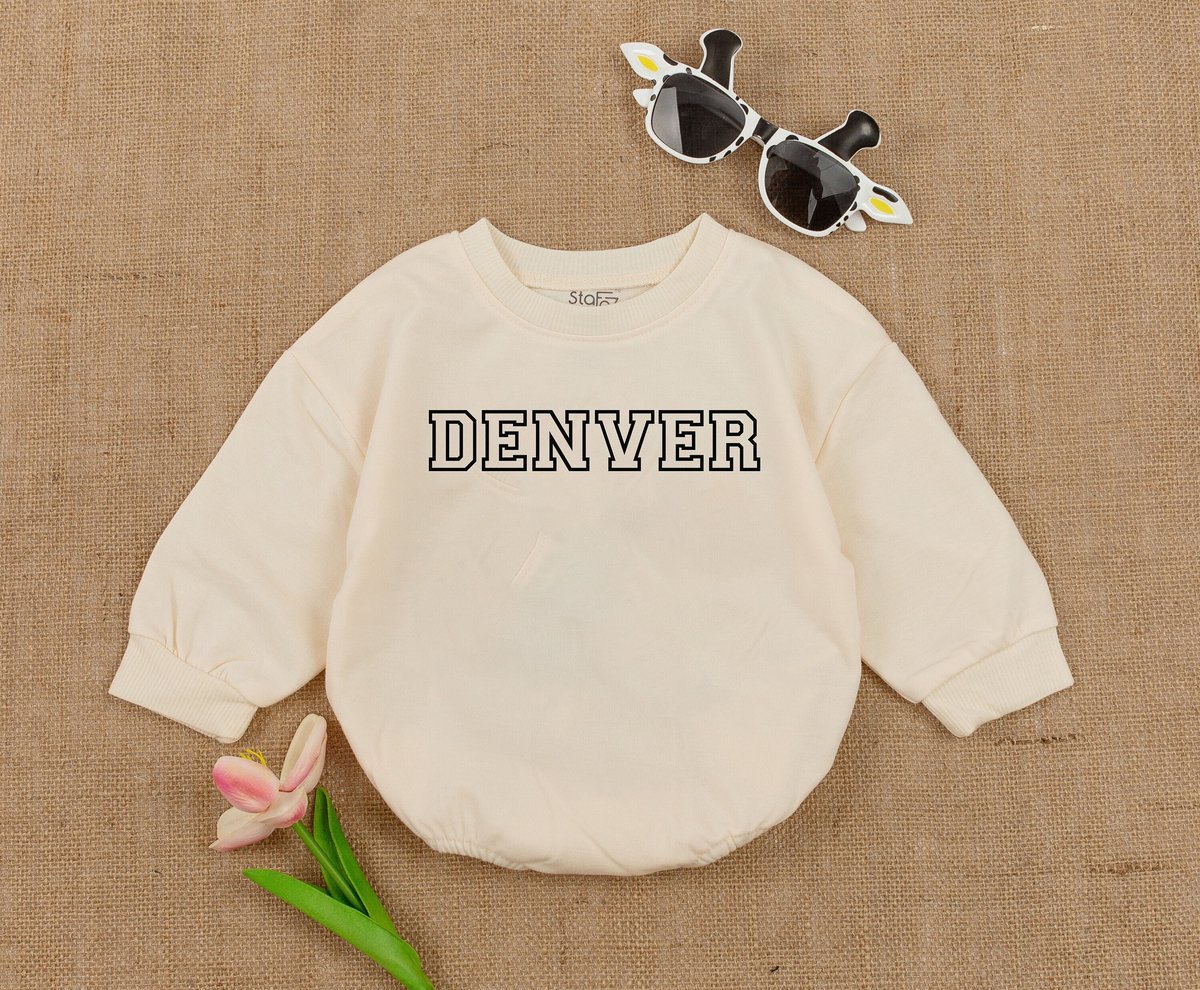 Oversized Custom Name Baby Romper Bubble Romper Letter Baby Sweatshirt Baby Sweatshirt Blue baby Swe