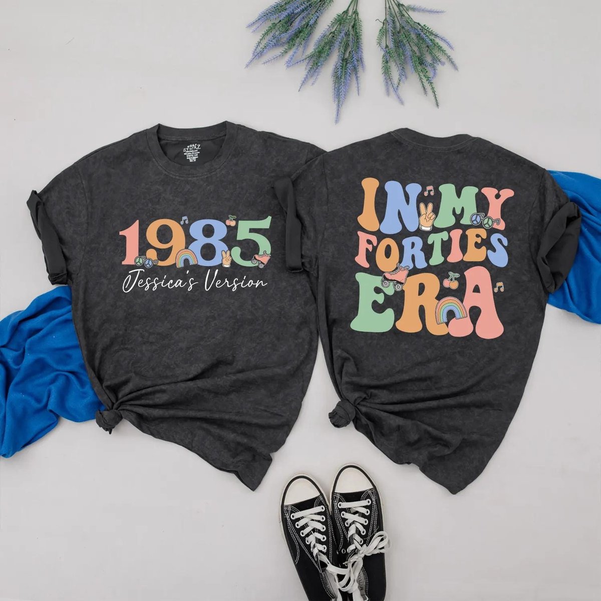 Personalized 1985 In My Forties Era Shirt Custom Birthday Outfit for 40th Cute Clothes for Best Frie 430