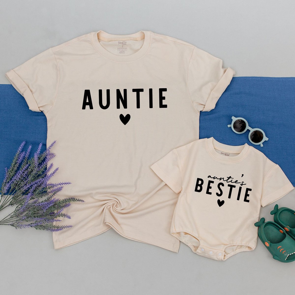 Personalized Auntie and Auntie's Bestie Shirt Auntie Me shirt Aunt Niece Shirt Gift From Aunt Aunt 170