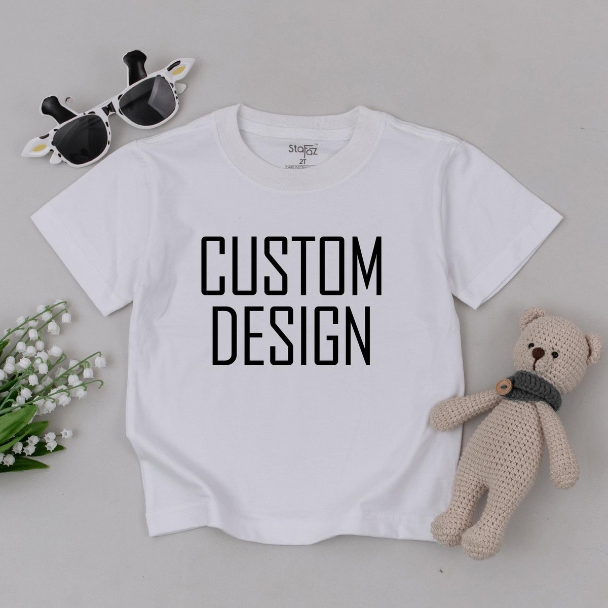Personalized Baby T-shirt Custom Designs Birthday Themed Outfit for Baby Girl Boy Youth Shirt For Ki