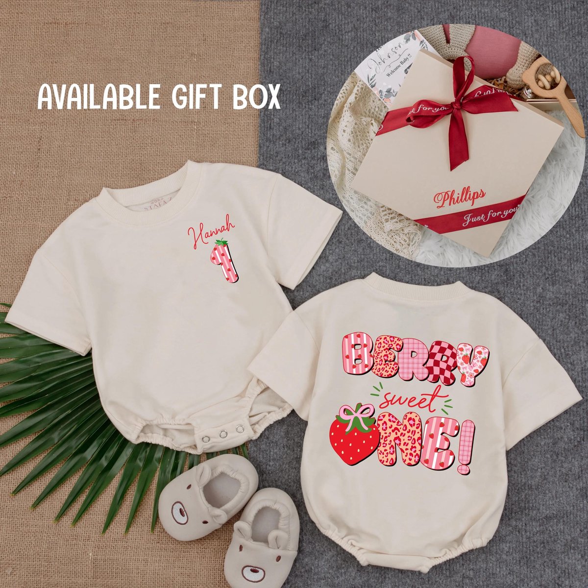 Personalized Berry Sweet One First Birthday Baby Girl Bubble Romper Berry Cake Smash Clothes Baby Gi 433