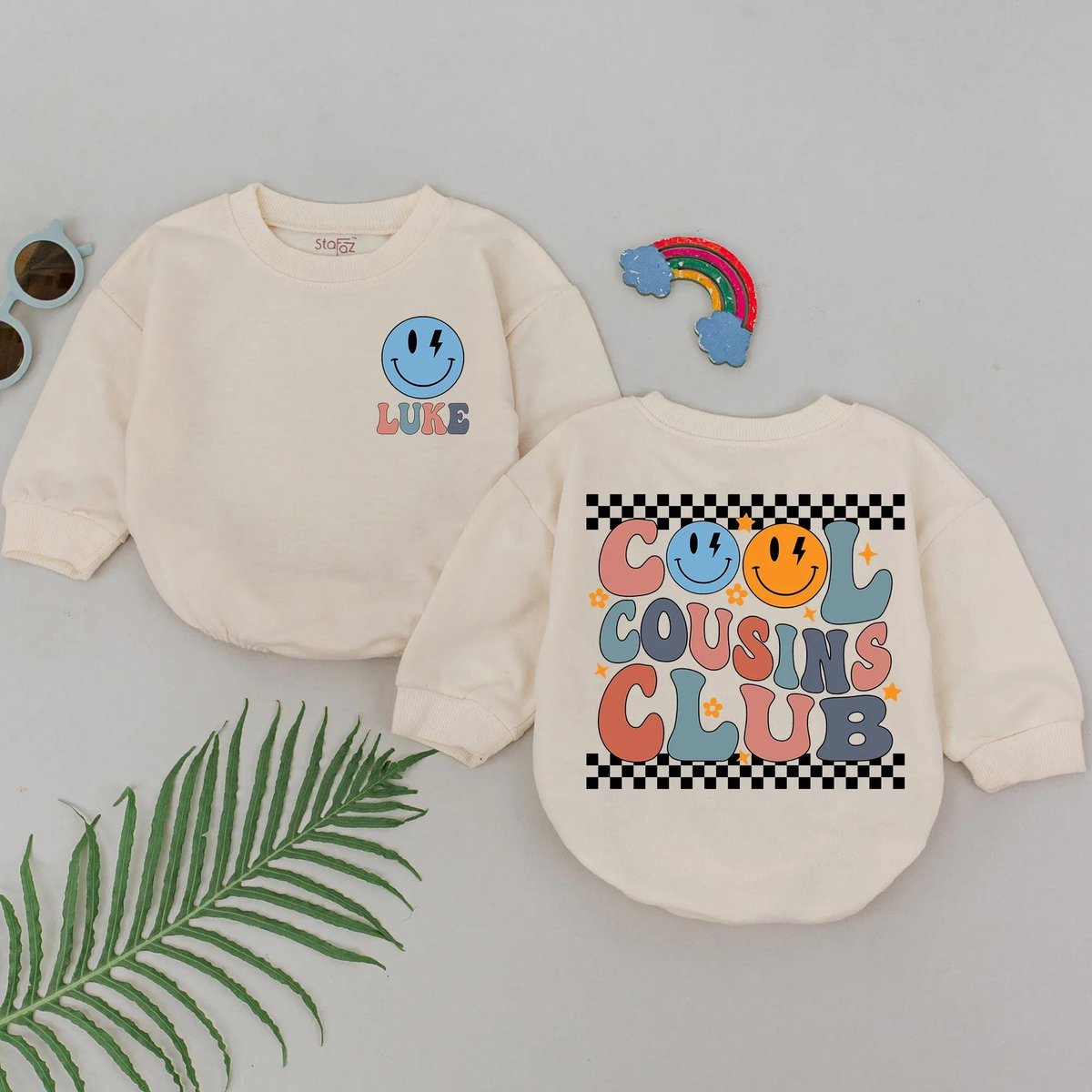 Personalized Cool Cousins Club Romper Cousin Crew Romper Baby Shower Gift Gender Neutral Tee Newborn