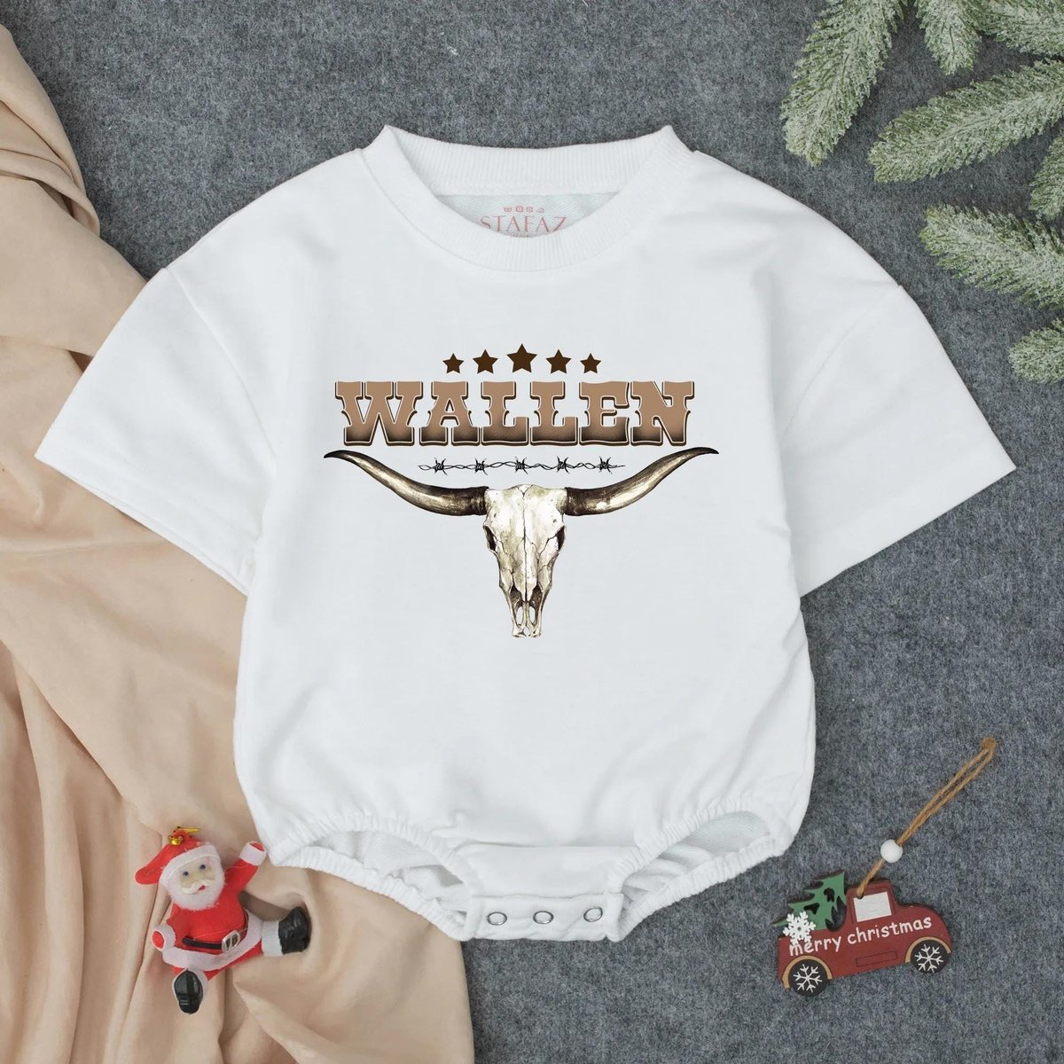 Personalized Cowboy Romper With Name Western Cowboy With Horse Romper Sweatshirt Custom Baby Name Ne 436