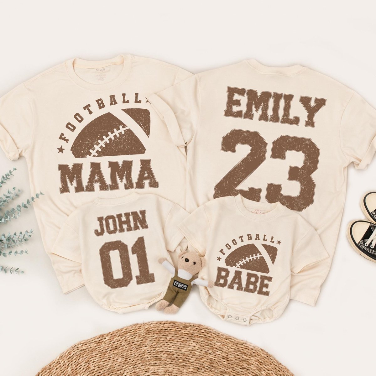 Personalized Football babe Family Shirts Football Theme Birthday Boy Shirt Boys Birthday Shirt Birth 185