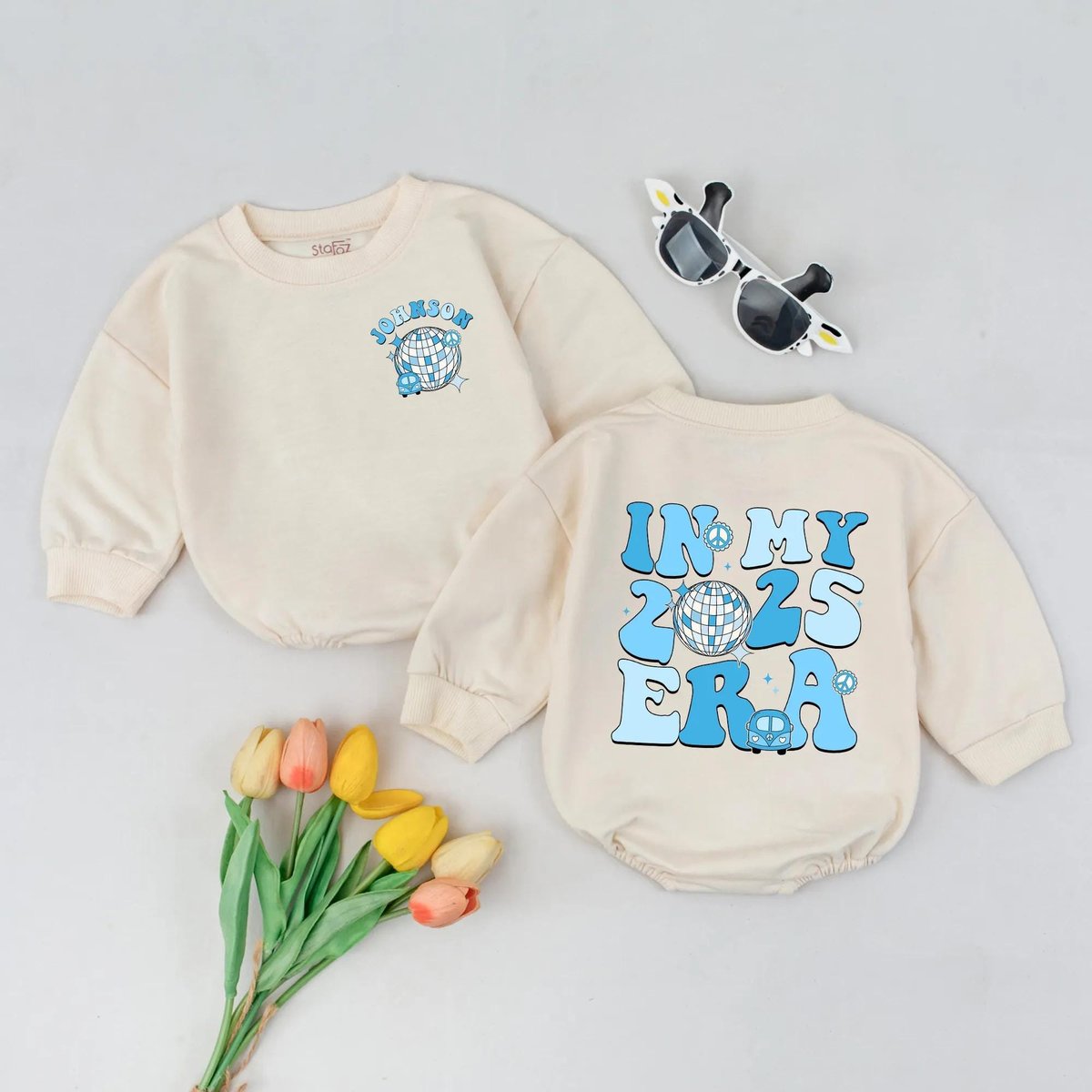 Personalized In My 2025 Era Baby Romper Custom Baby Gift Trendy Toddler Clothes Cute Baby Jumpsuit 2 430