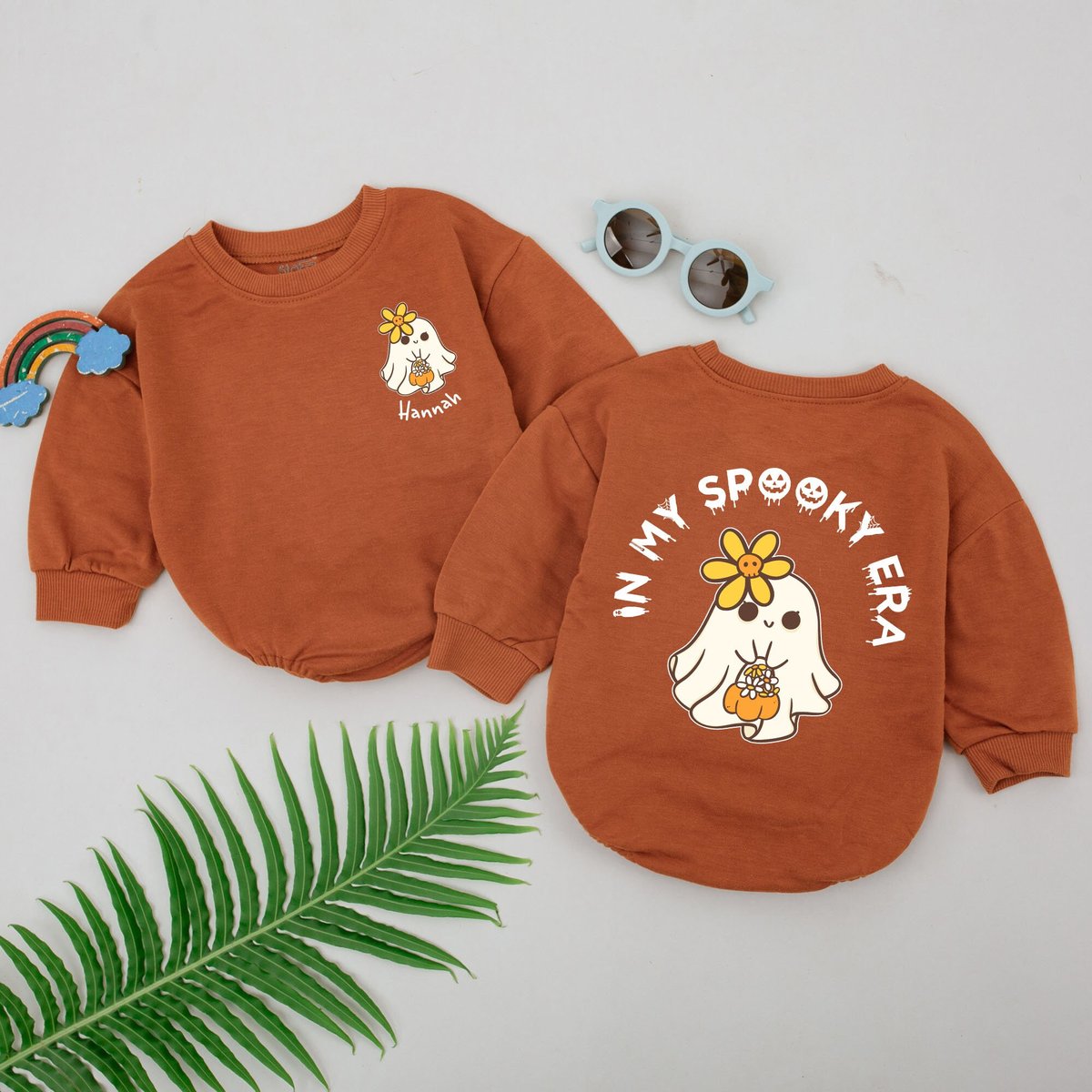 Personalized In My Spooky Era Romper Halloween Baby Romper Baby Shower Gift Baby Boo Outfits Newborn