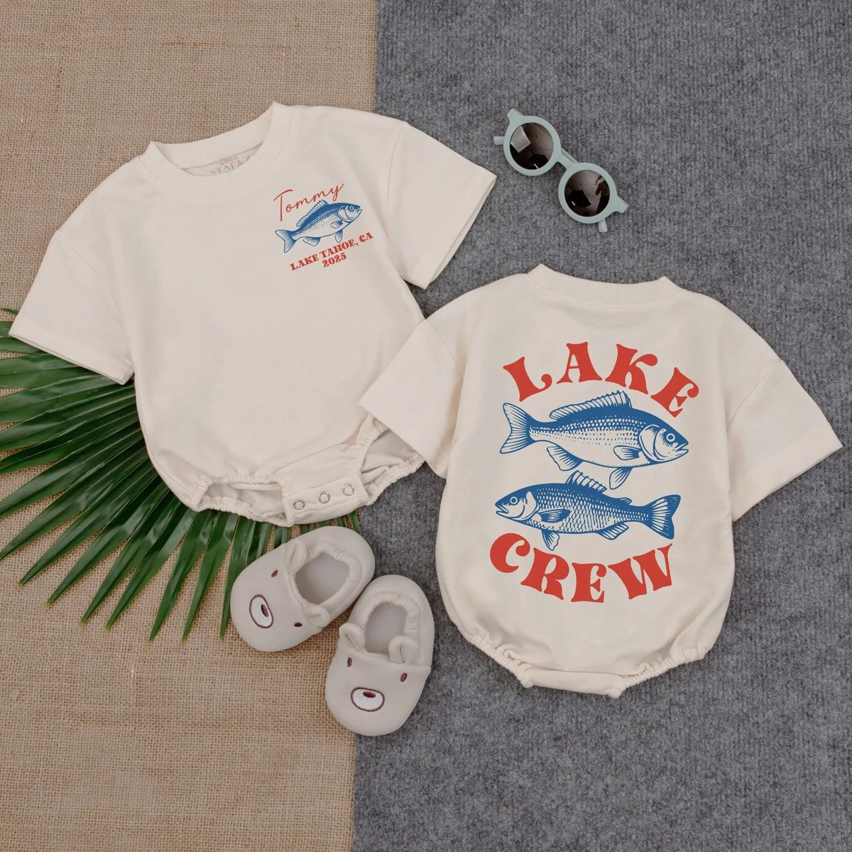 Personalized Lake Trip Baby Shirt 2025 Summer Trip Matching Shirt Family Lake Vacation Baby Outfit T 435