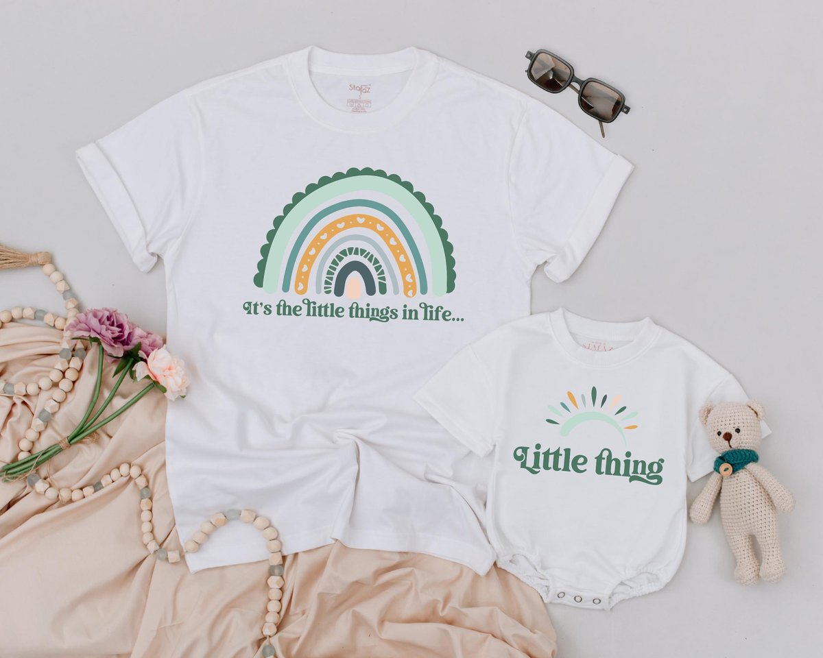 Personalized Mama and Mini T Shirts It's The Little Things In Life Shirt Little Thing Shirt Mommy a 187