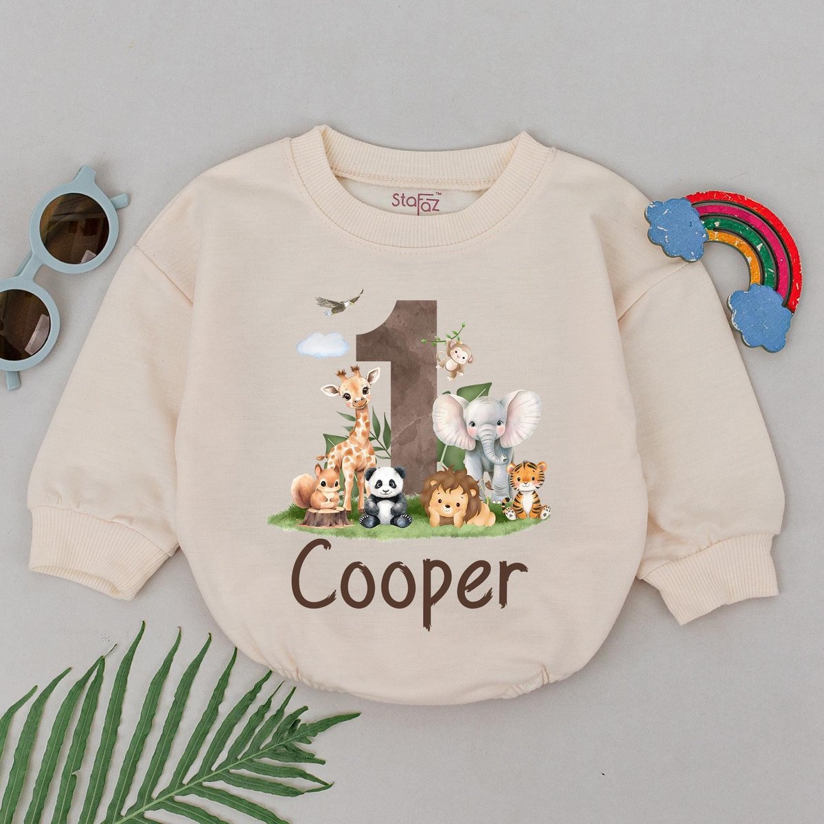 Personalized One Happy Camper Romper Camping 1st Birthday Romper Adventure Birthday Birthday Boy Out
