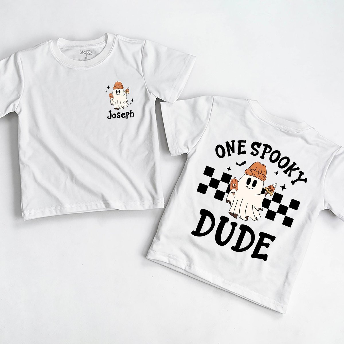 Personalized One Spooky Dude T-Shirt First Halloween Shirt Baby Shower Gift Baby Boo Outfits Newborn