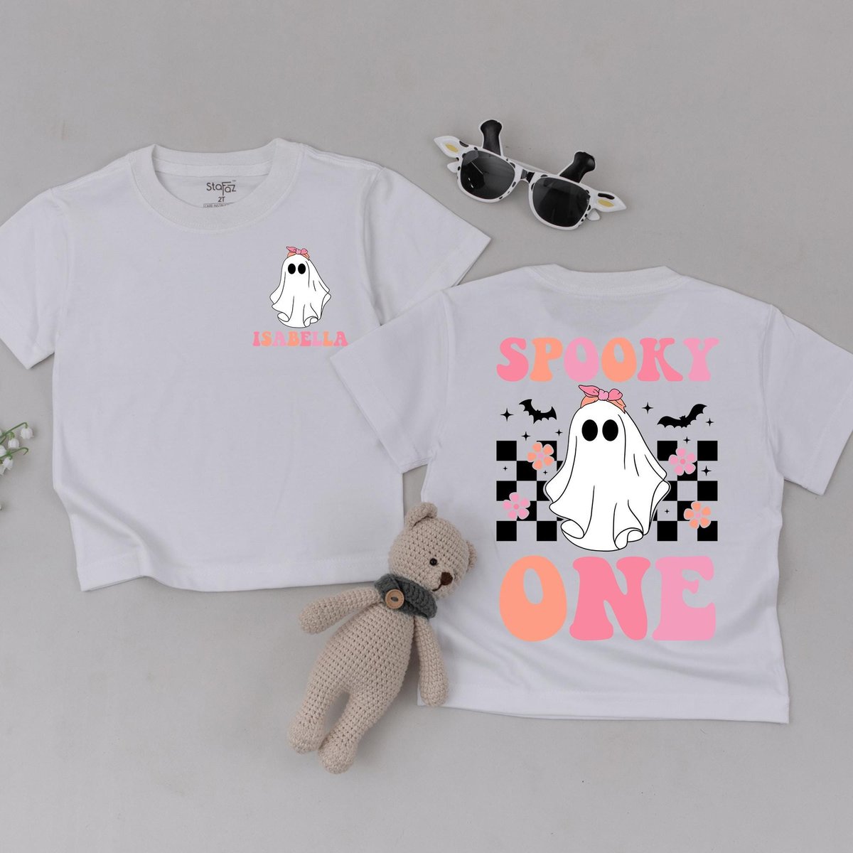 Personalized One Spooky Dude T-Shirt First Halloween Shirt Baby Shower Gift Baby Boo Outfits Newborn