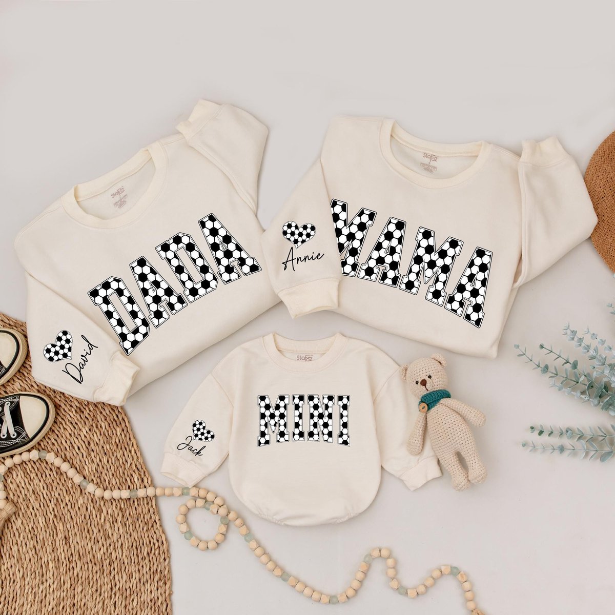 Personalized Soccer Family Sweatshirt Soccer Mama Sweatshirt Soccer Lovers Gifts Soccer Family Shirt 187