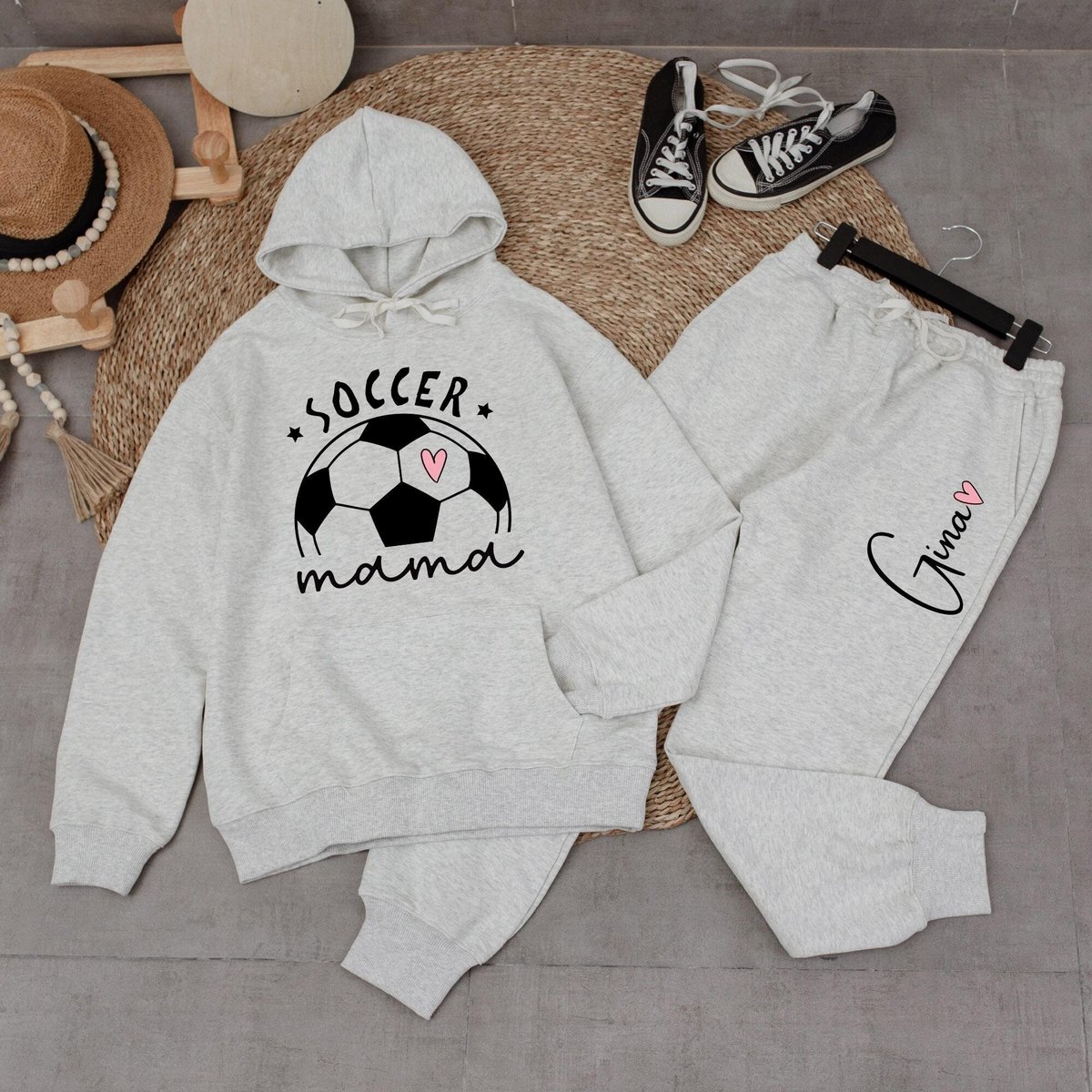 Personalized Soccer Mom Sweatshirt Custom Soccer Mama Shirt Customized Soccer Mom Hoodie Gift For Mo