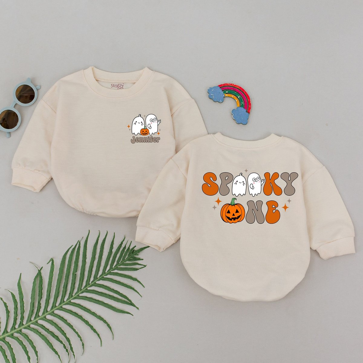 Personalized Spooky One Birthday Romper 1st Birthday Halloween Romper Halloween Costume Baby Shower