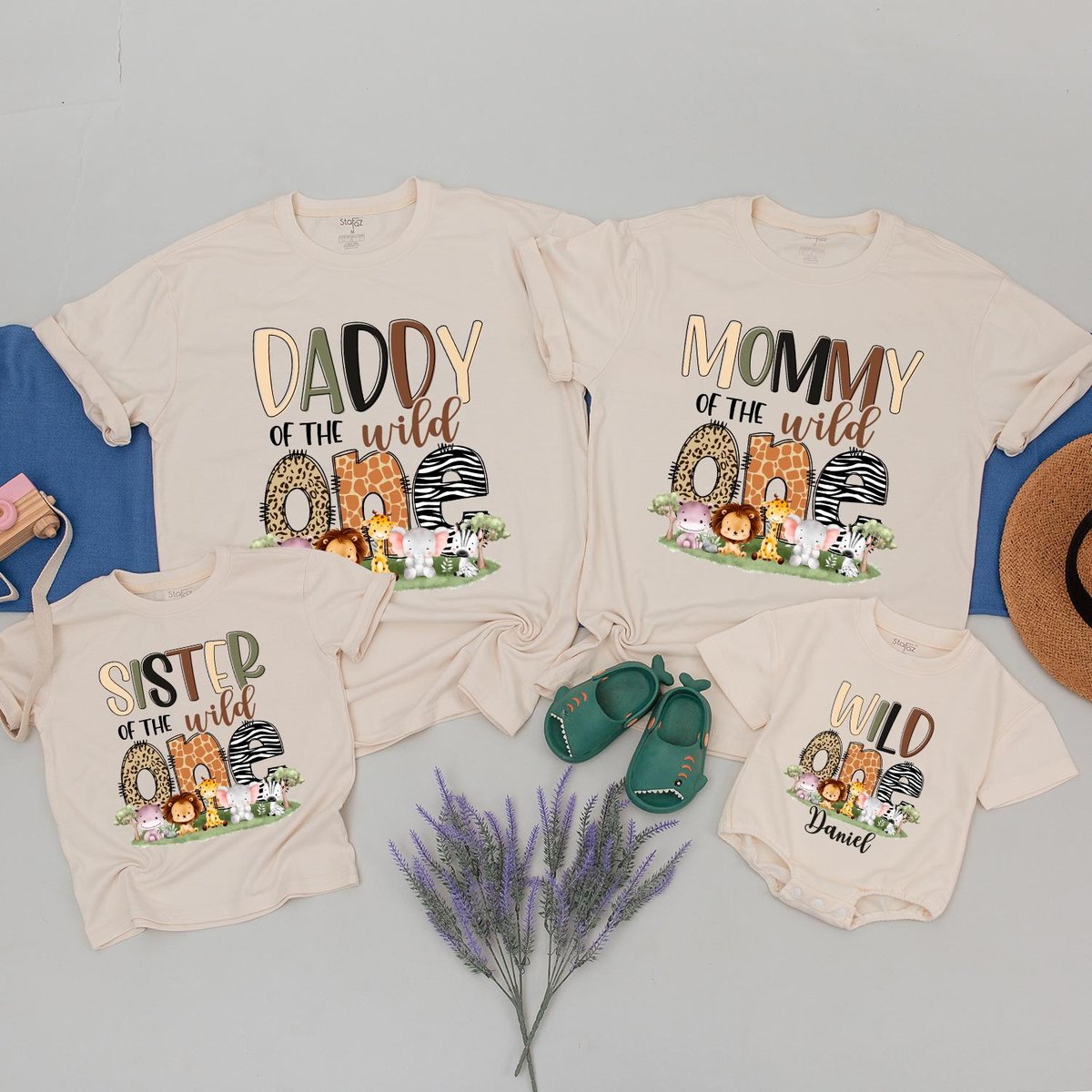 Personalized Wild One Family Matching Shirts Wild One Birthday Shirt Safari Birthday 1st Birthday Bo 187