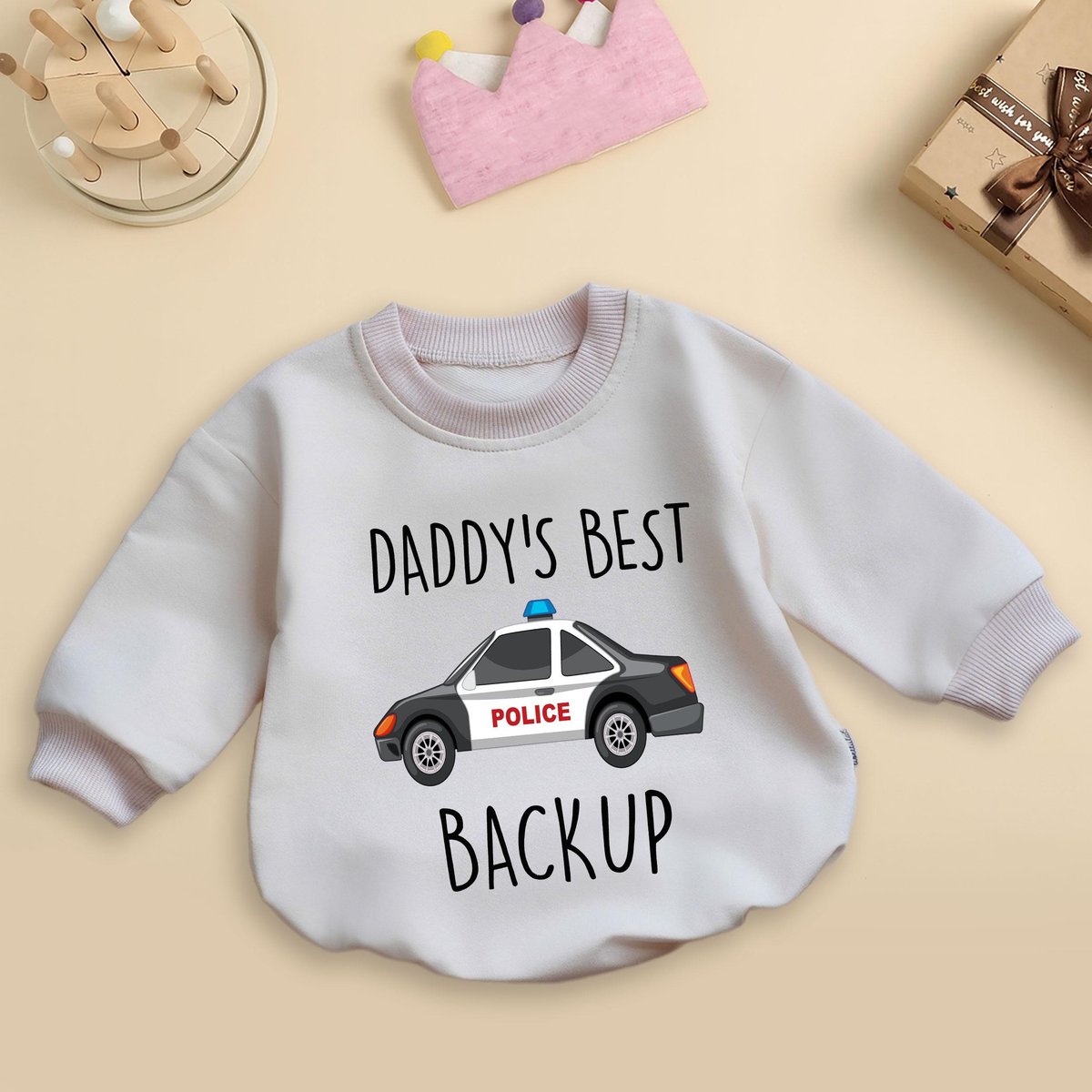 Police Dad Best Backup Baby Bodysuit Baby Shower Gift Funny Police Gift Police Family Matching Outfi 435
