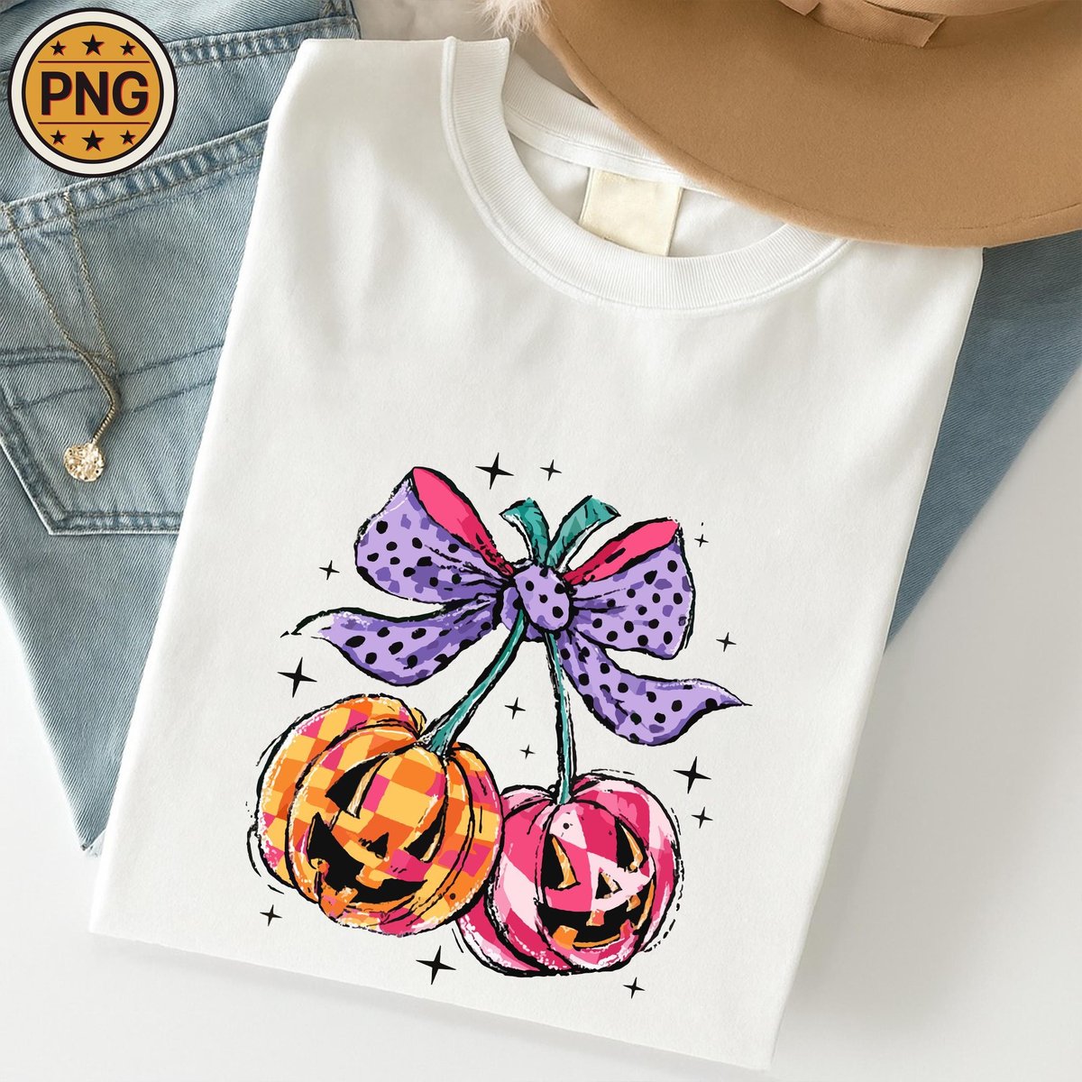 Pumpkin Cherries Digital Download Fall Autumn Watercolor Clipart Thanksgiving Harvest Illustration P 437