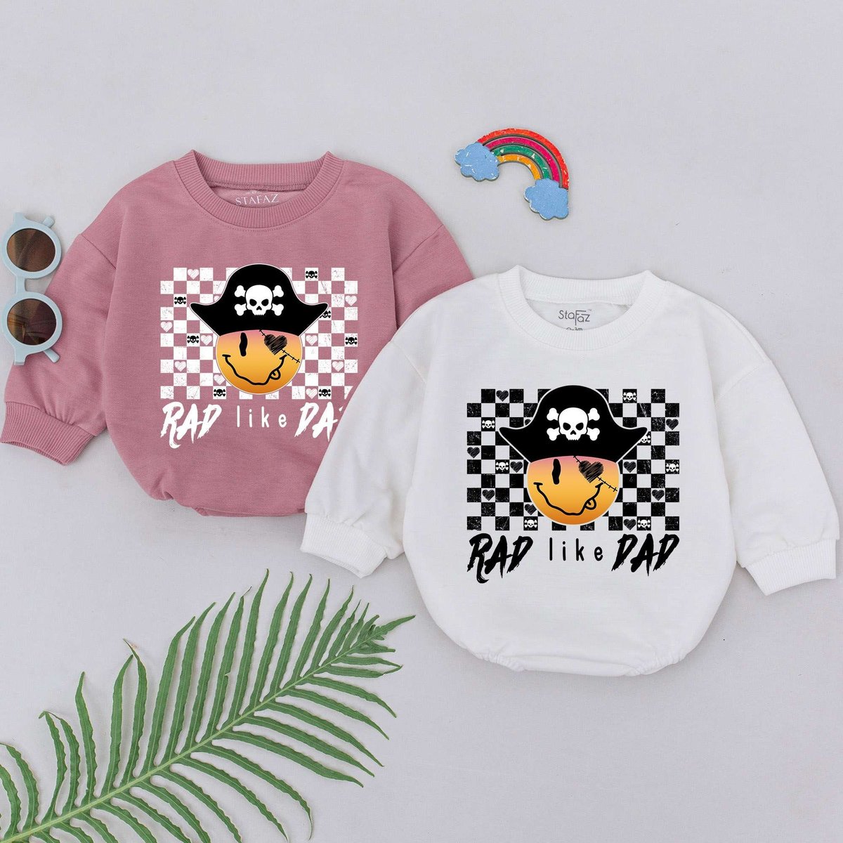 Rad Like Dad Romper Daddy Baby Outfits Father's Day Gift For Daughter Son Baby Shower Gifts Newborn