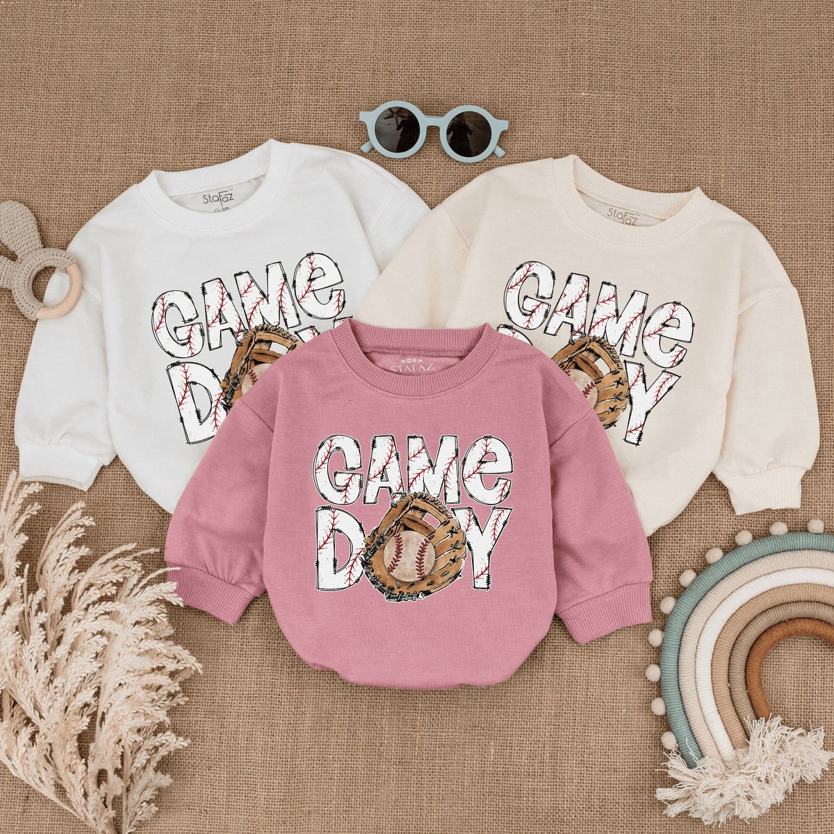 Retro Baseball Baby Romper Game Day Baby bodysuit Baseball Vibes Baby Retro Sports Bodysuit Boys Nat 168