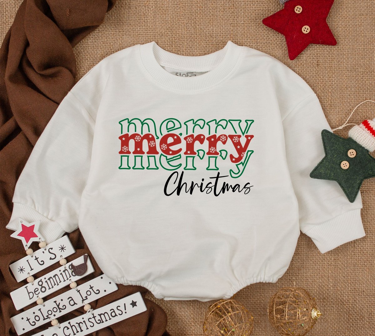Retro Christmas Baby Outfit Bubble Romper 1st Christmas Merry Christmas Vibes Baby Shower Christmas 156