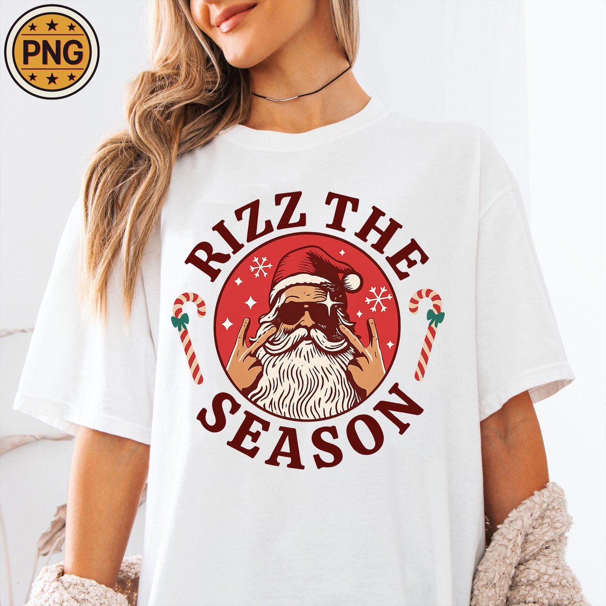 Rizz The Season Funny Santa Clause Rizzler Png Merry Rizzmas Santa Png Funny Christmas Png Santa Cla 436