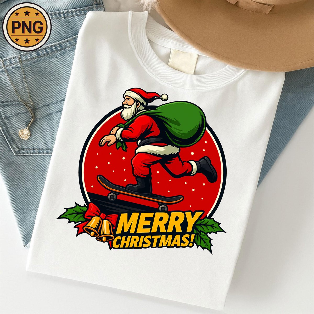 Santa Skateboarding Png Santa Claus Skateboard Xmas Png Trending Christmas Png Merry Christmas Png C 435