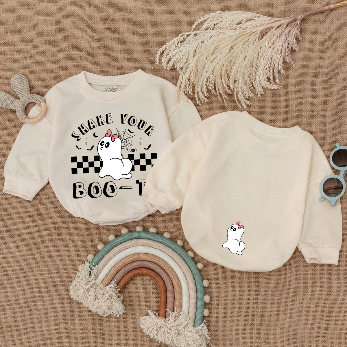 Shake Your Booty Bodysuit My First Halloween Outfit Bubble Romper Halloween For Girl Girl ClothesBab 174