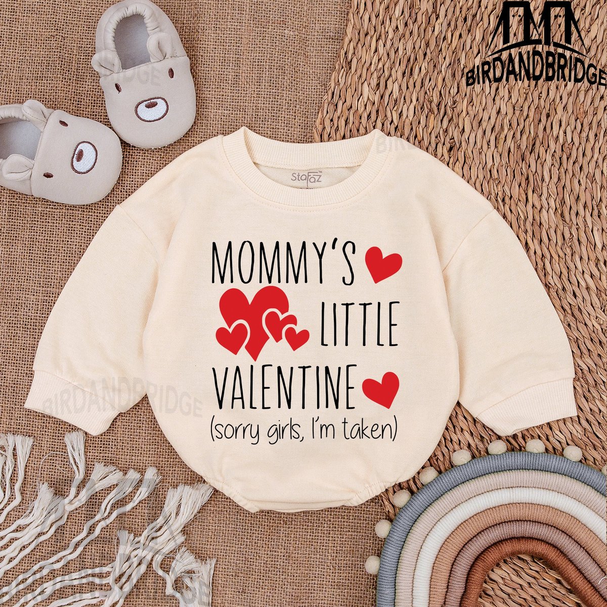 Sorry Ladies Mommy Is My Valentine Bodysuit Baby Valentine Romper Valentine's Day Baby OutfitBaby