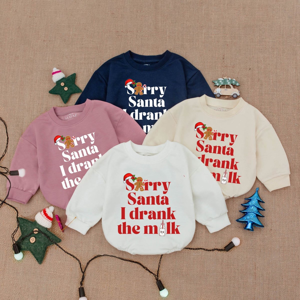 Sorry Santa I Drank The Milk Baby Romper Santa Claus Baby Outfit Christmas Baby Bubble Romper Baby C 178