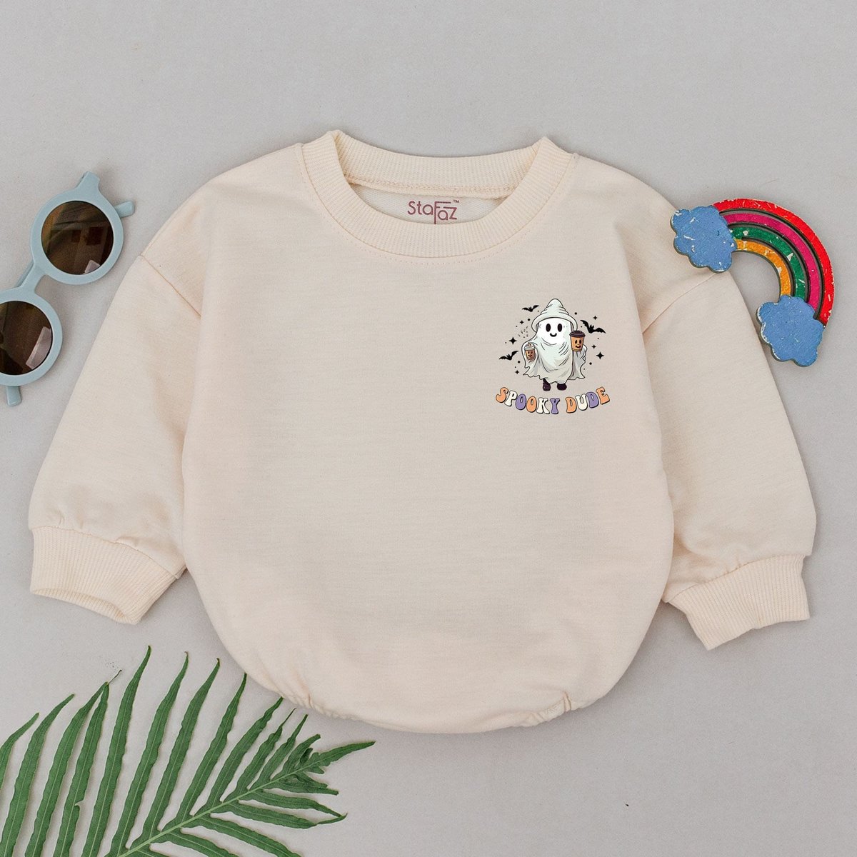 Spooky Dude Baby Romper First Halloween Romper Halloween Costume Baby Shower Gift Baby Boo Outfits N