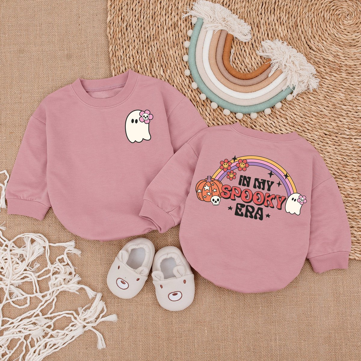 Spooky Era Baby Clothes Retro Ghost Bodysuit Cute Halloween Baby Romper Halloween Baby Clothes Hallo