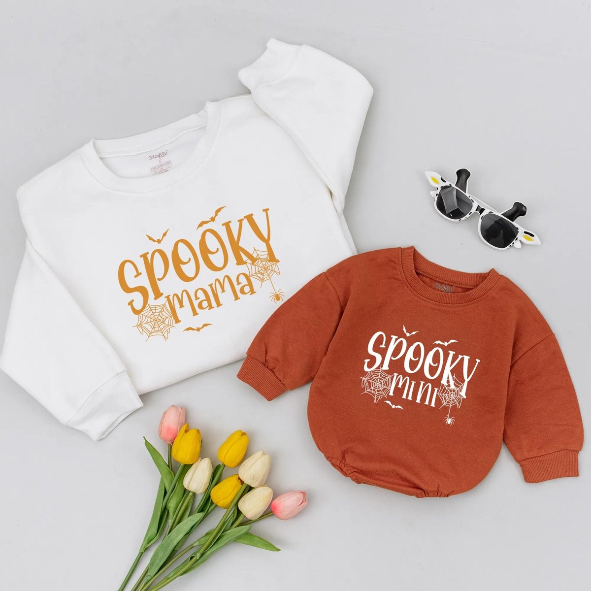 Spooky Halloween Matching Sweatshirt Spooky Mama Shirt Spooky Mini Shirt Mommy And Me Shirt Kids Hal 436