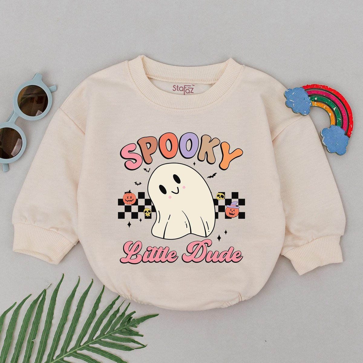 Spooky Little Dude Romper First Halloween Romper Birthday Gift Baby Shower Gift Baby Boo Outfits New