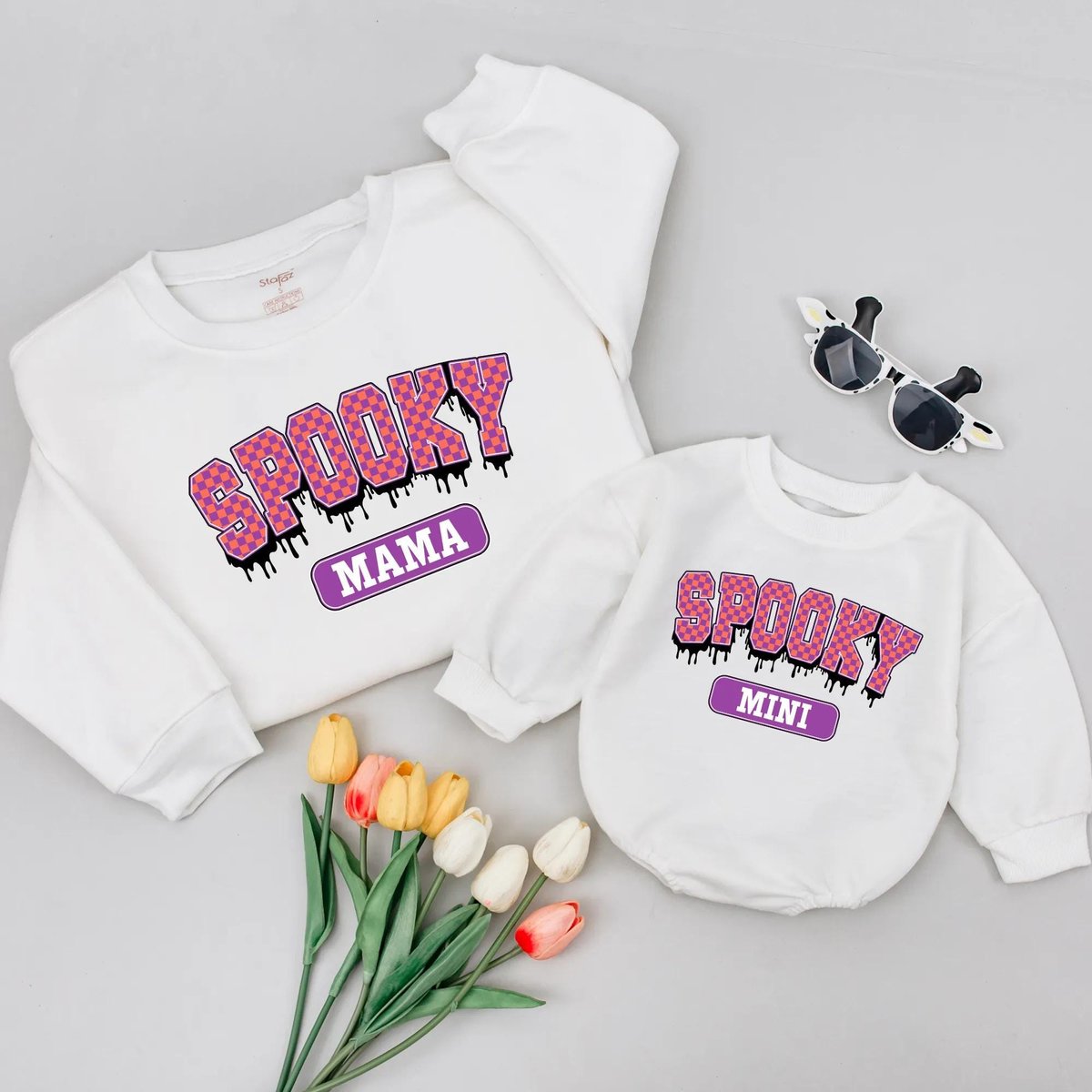 Spooky Mama Mini Shirt Family Halloween Costumes Mama Mini Matching Tees Spooky Season Shirt Hallowe 434