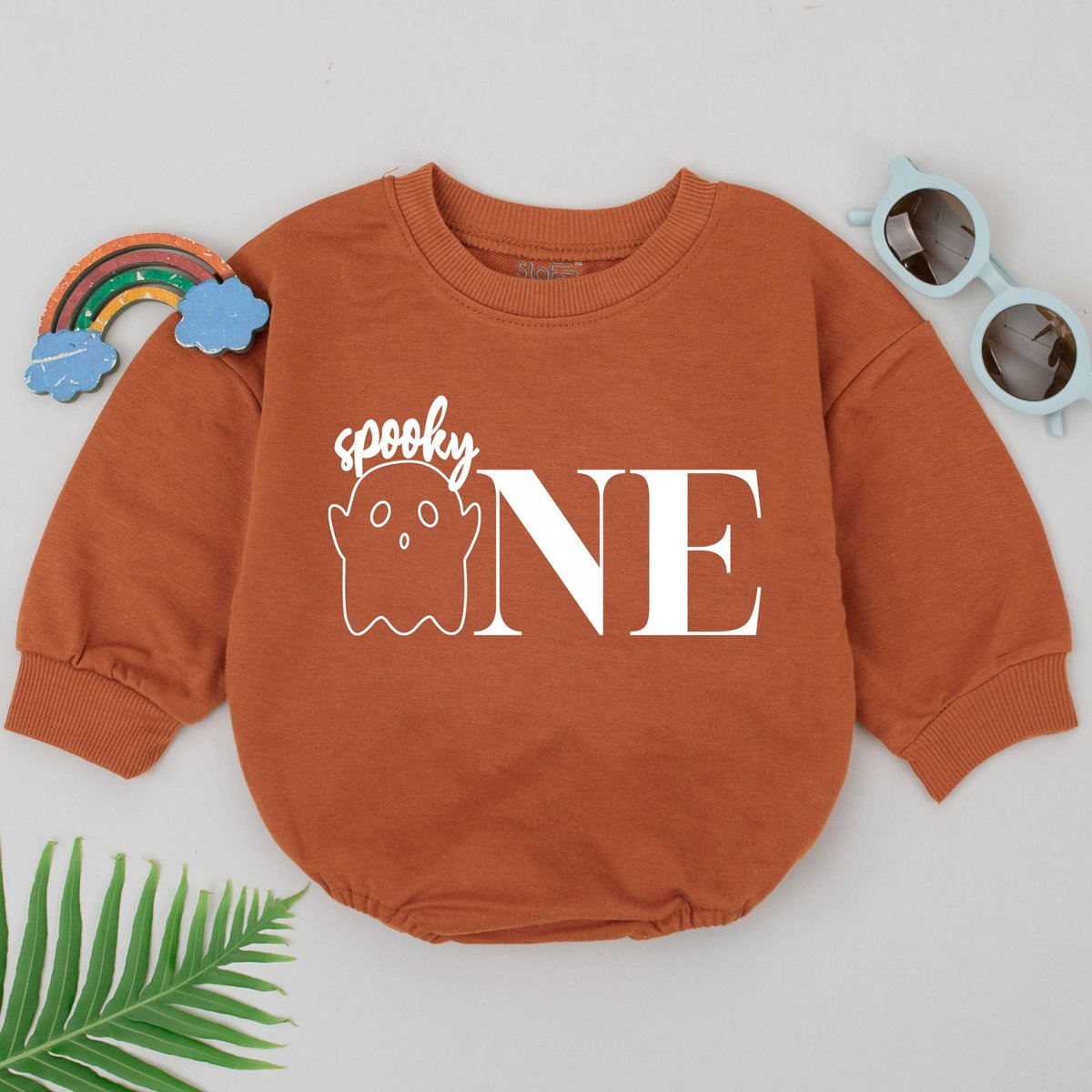 Spooky One Birthday Baby Romper First Birthday Halloween Romper Halloween Costume Baby Shower Gift B
