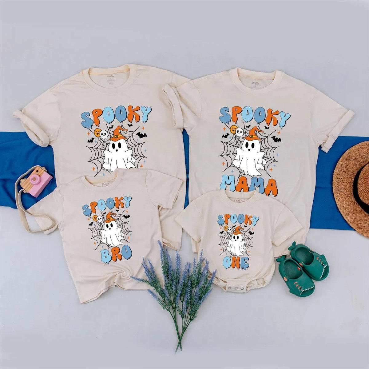 Spooky One Halloween Birthday Shirt Spooky Family Matching Shirts 1st Birthday Halloween Ghost Tees 434