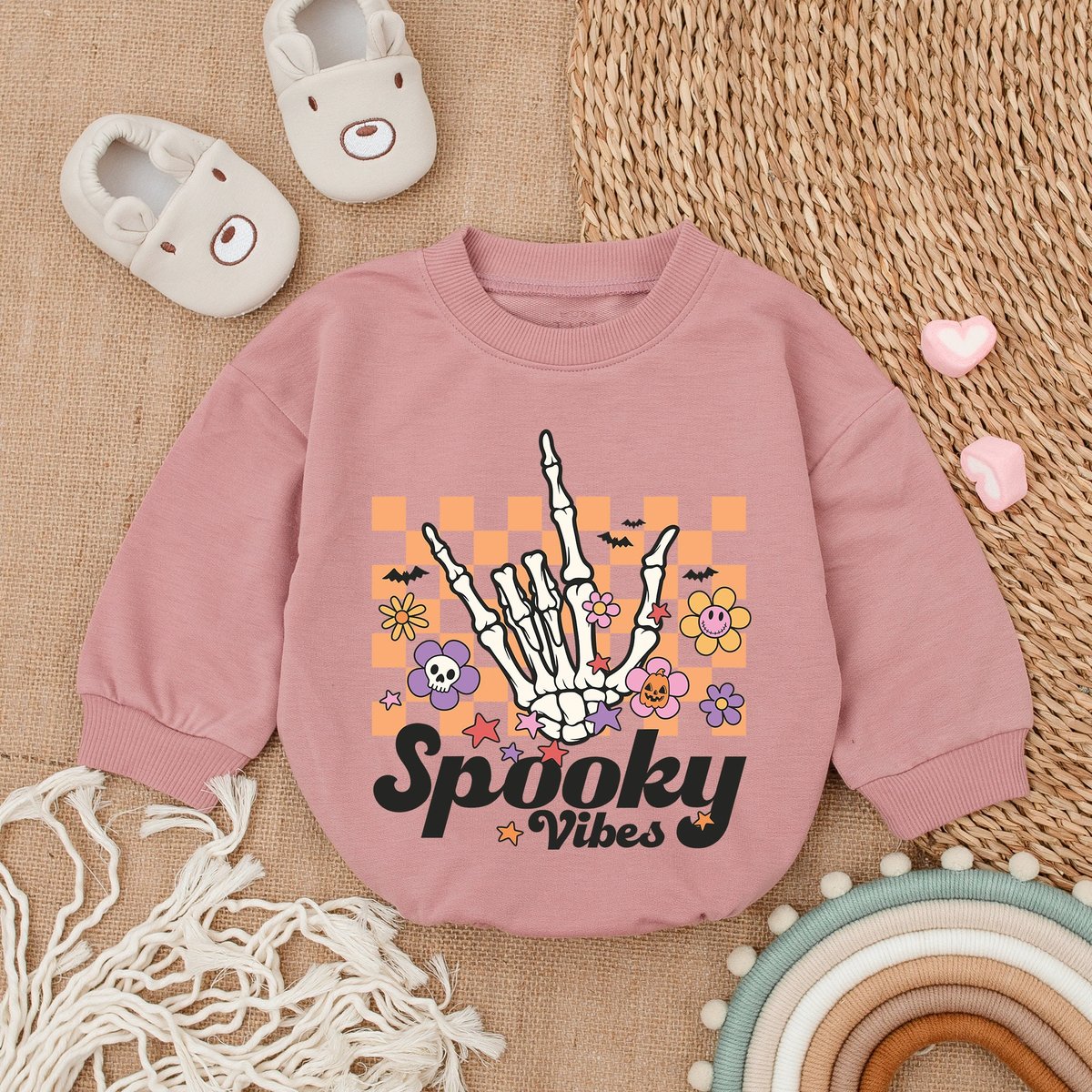 Spooky vibes Baby Romper My First Halloween Baby Clothes Bubble Baby Romper Boy Clothes Halloween B