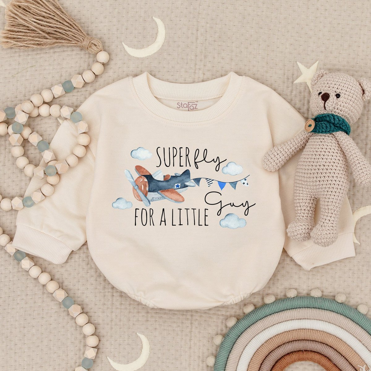 Super Cute Super Fly for a Little Guy Airplane Baby Romper Airplane Baby Romper Copilot Airplane Bod