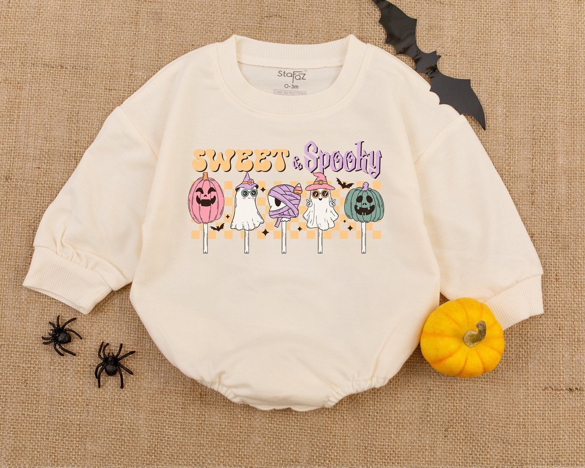 Sweet and Spooky  Halloween Baby Romper  Newborn Clothes Halloween Newborn Clothes Halloween